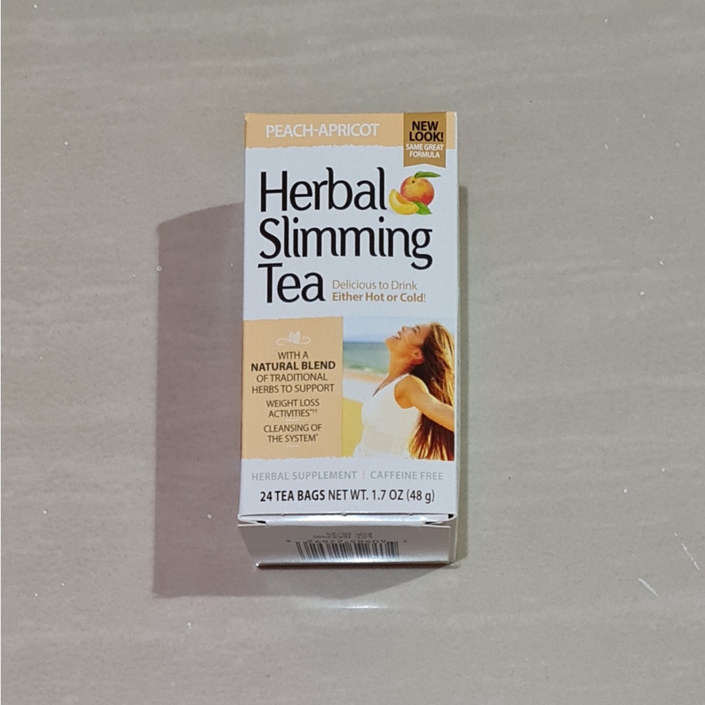 Teh Herbal 21st Century Peach Apricot Herbal Slimming Tea 48 Gram