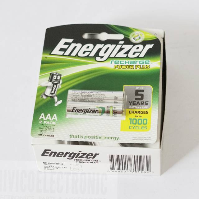 Baterai Energizer AAA recharge power plus