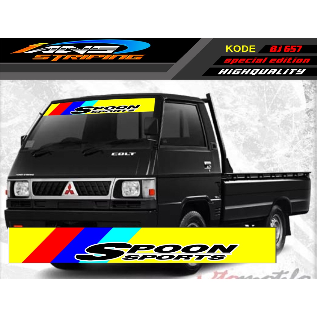 TERMURAH STIKER KACA DEPAN MOBIL L300 / STICKER MOBIL GRANDMAX / PICK UP / CARRY / STIKER KACA DEPAN MOBIL PICK UP / DECAL STIKER PICK UP