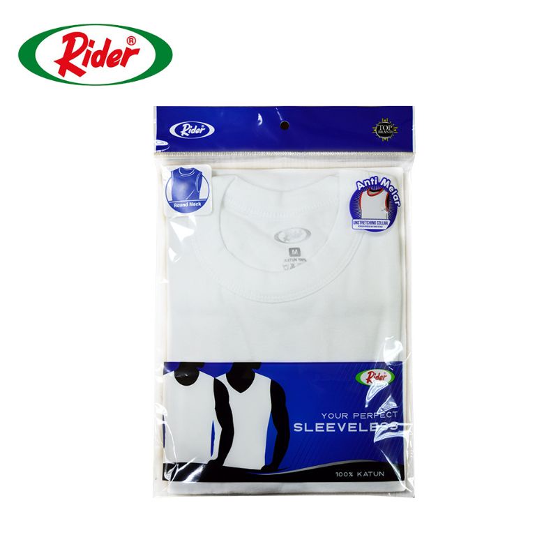 Kaos Tank Top O-Neck Pria Rider R227BP (Putih)