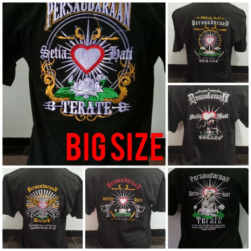 KAOS PSHT BIG SIZE - KAOS PSHT JUMBO - KAOS SH TERATE BIG SIZE