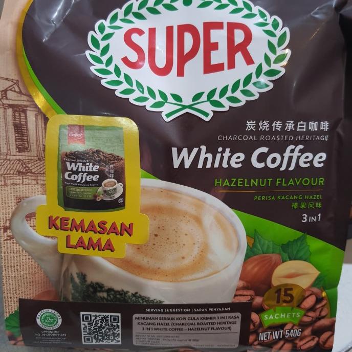 

[COD] SUPER WHITE COFFEE CHARCOAL ROASTED HAZELNUT [COD]