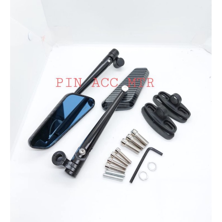 Spion Tomok Circuit Sirkuit Carbon Karbon Nmax Aerox Lexi Pcx Adv R15 R25 Cbr Ninja Dll almunium cnc