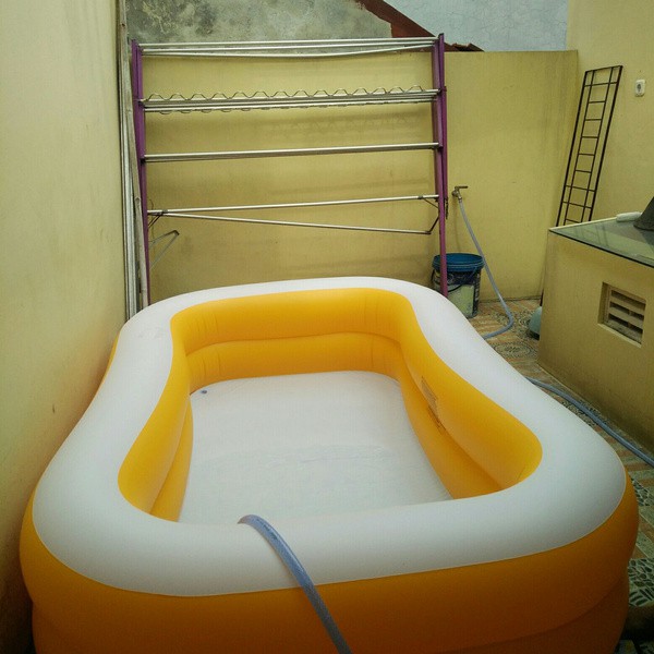 Kolam karet kolam tiup besar intex  kolam persegi kolam kotak besar kolam orens 57181