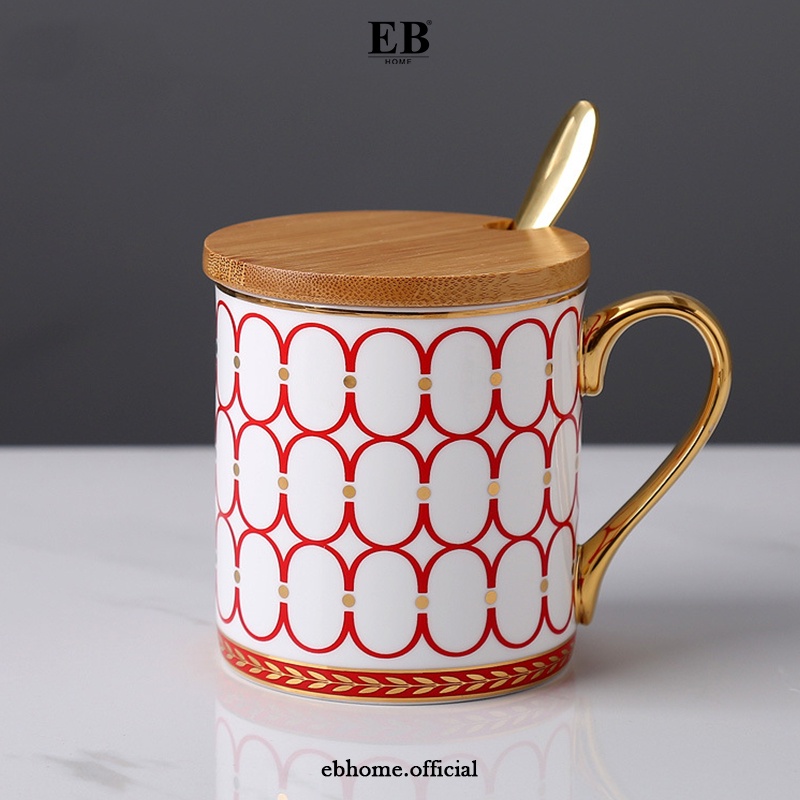 Gelas Keramik Cantik / Gelas Keramik Mewah / Luxury Mug Set 41/11