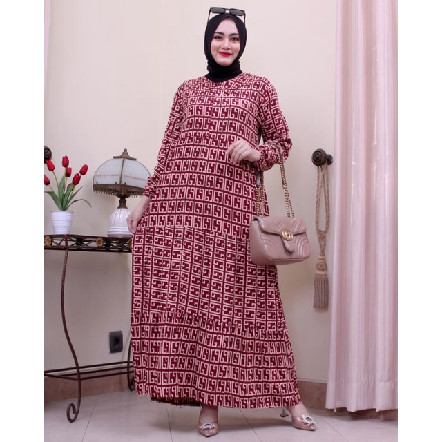 [ BISA COD ] DASTER ARAB | DASTER LENGAN PANJANG | DASTER DUSUN MOTIF TERBARU