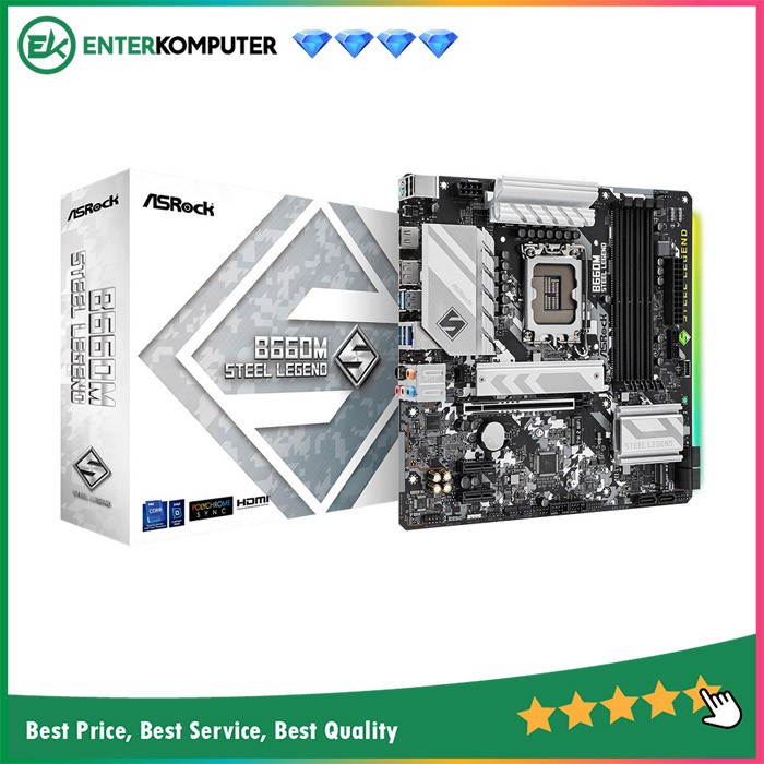 ASRock B660M Steel Legend (LGA1700, B660, DDR4, USB3.2, SATA3)