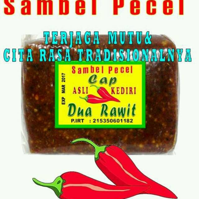 

SAMBEL PECEL DUA RAWIT|200 gram |Asli Kediri | Memanjakan Lidah Tradisional
