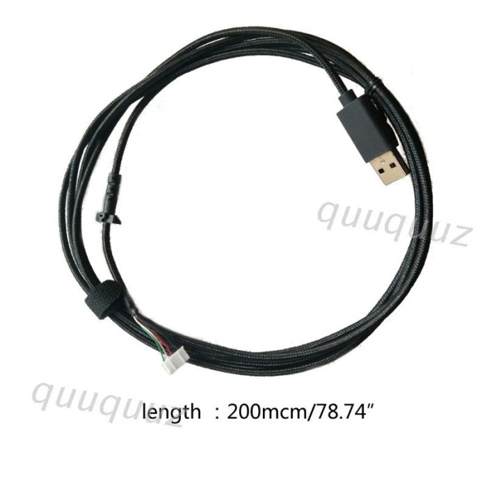 bisa cod quu kabel usb nilon kepang untuk mouse logitech g403 hero gpro g102   jas hujan murah baru