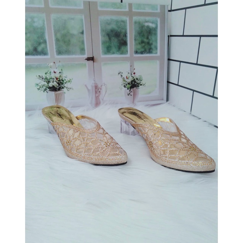 PROMO SALE SANDAL PESTA , HANTARAN PERNIKAHAN YD020 SERIES BLING PAYET