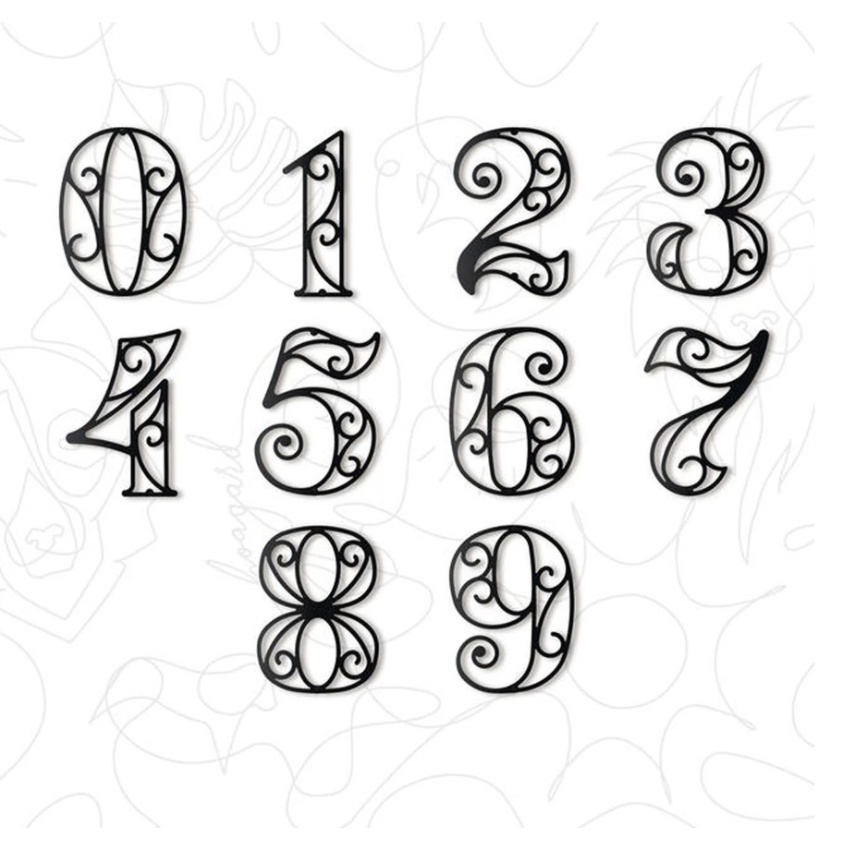 Nomor Rumah Akrilik Angka Acrylic Modern