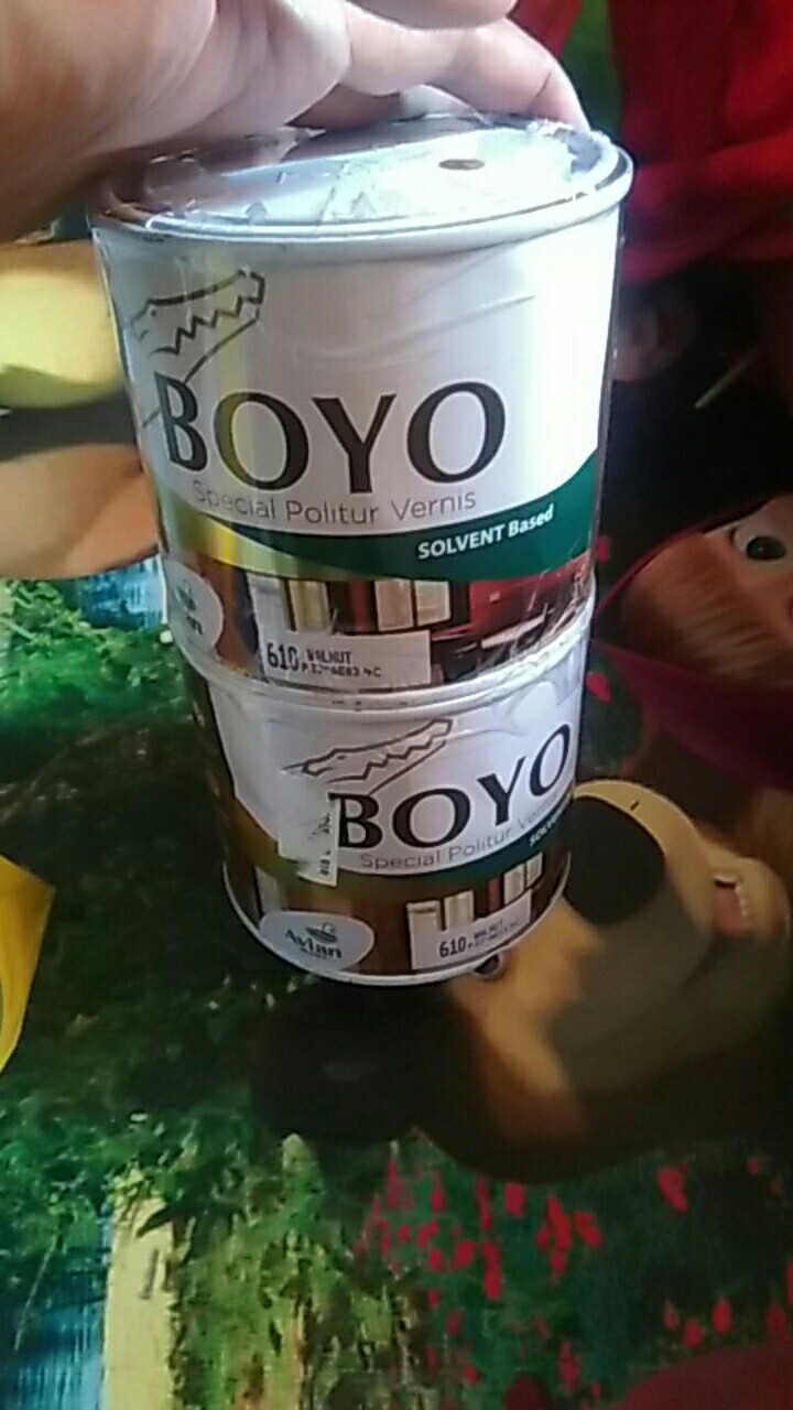 Avian Boyo Cat Politur Plitur Warna, Cat Vernis 500 Ml Warna