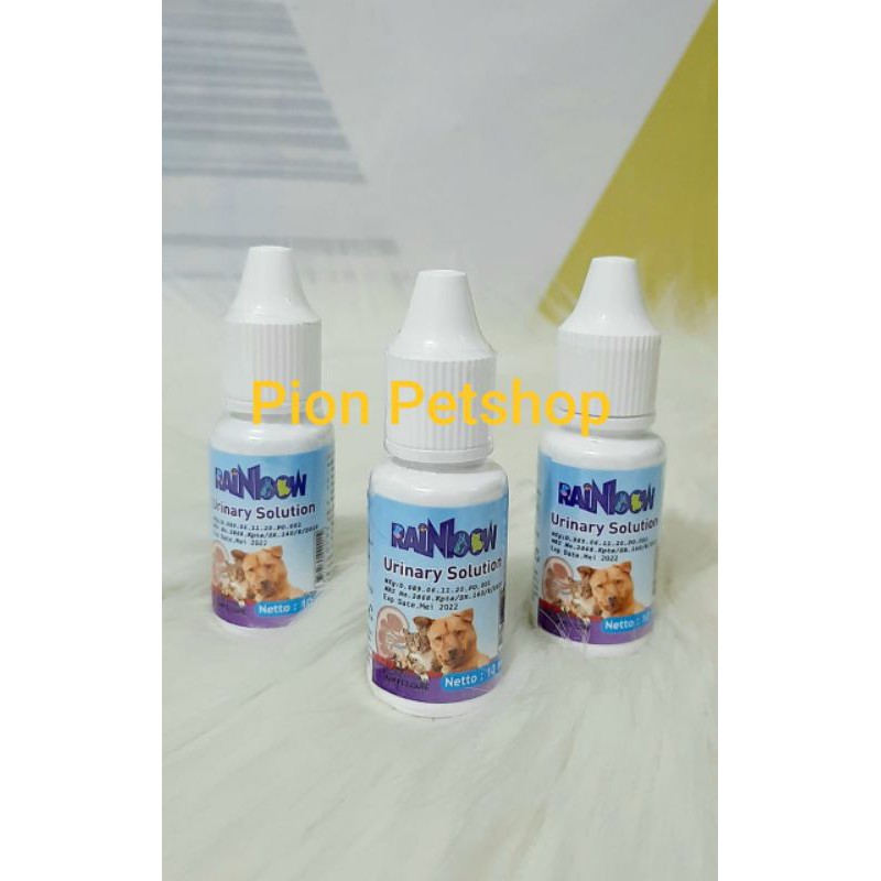 Rainbow Urinary Solution 10 ml (mengobati batu ginjal pada kucing dan anjing)