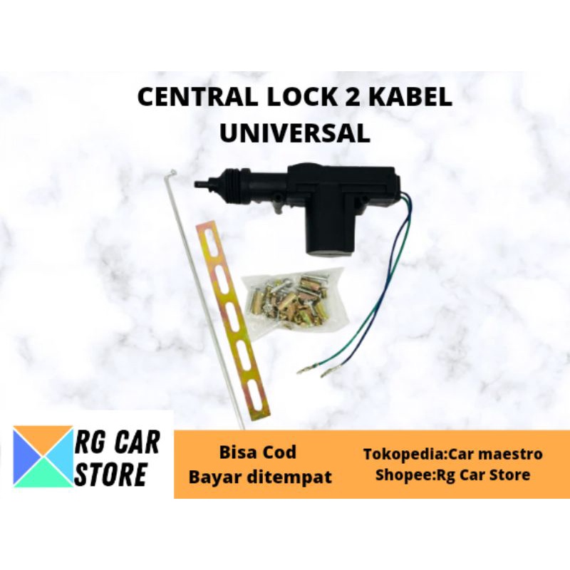 CENTAL LOCK PINTU MOBIL 5 KABEL DAN 2 KABEL  UNIVERSAL BERKUALITAS