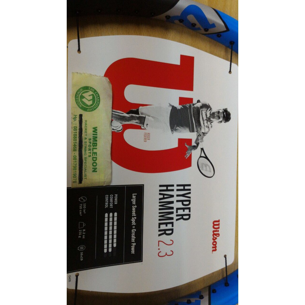 New In Raket Tenis Wilson Hyper Hammer 2 3 Raket Wilson Hammer Shopee Indonesia