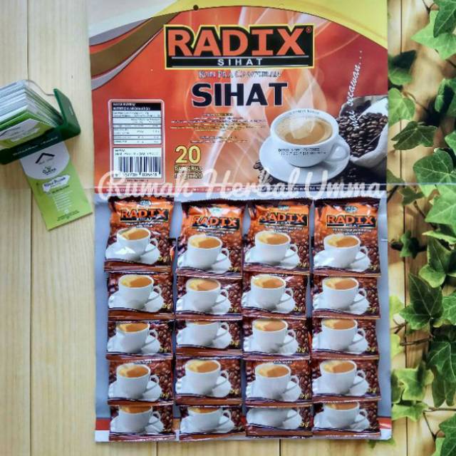 KOPI RADIX SIHAT 20 SACHET 100% ORIGINAL HPA MALAYSIA (PROMO)