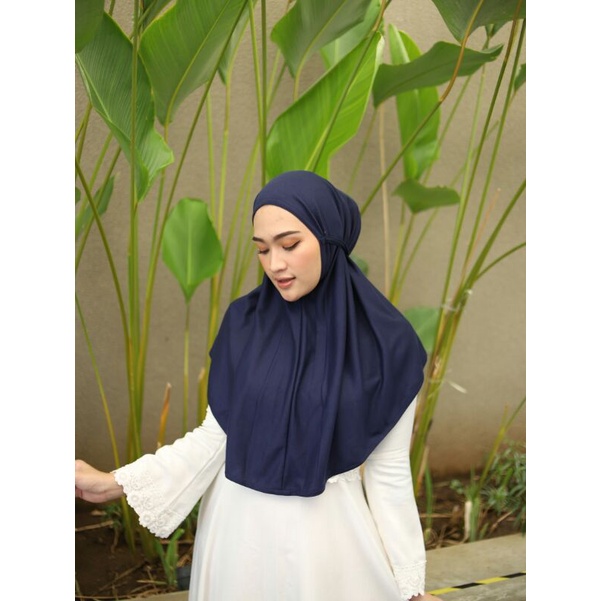 Hijab Instan BERGO MARYAM SIZE M bahan kaos