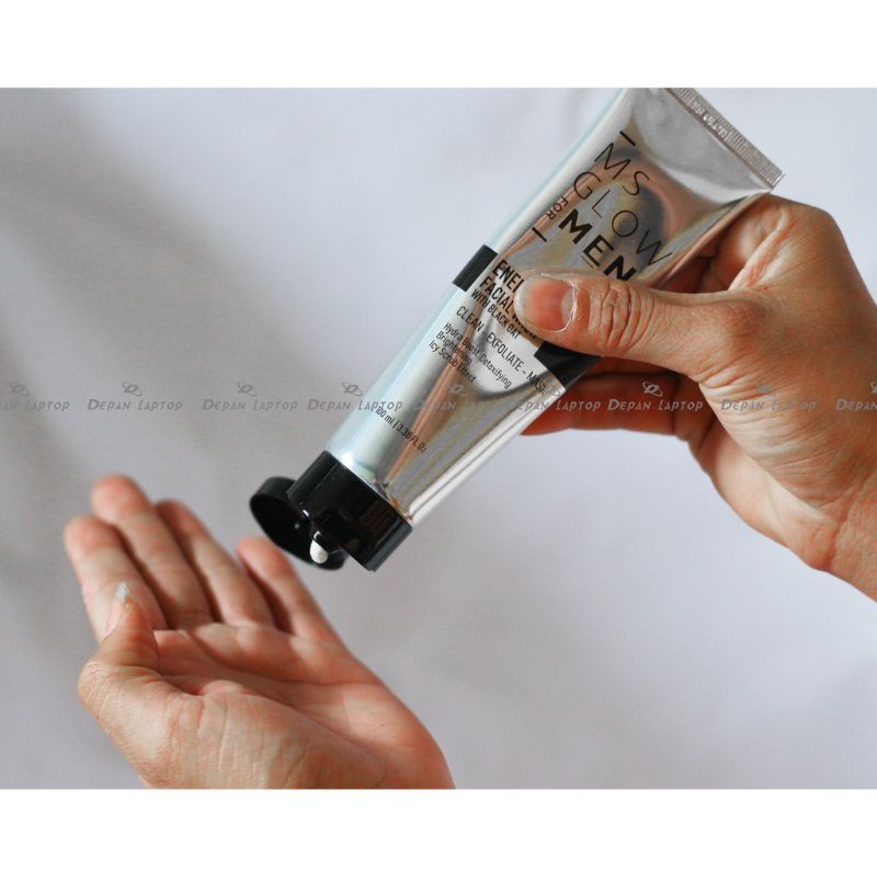 MS GLOW MEN ENERGIZER FACIAL WASH/sabun cuci muka khusus pria