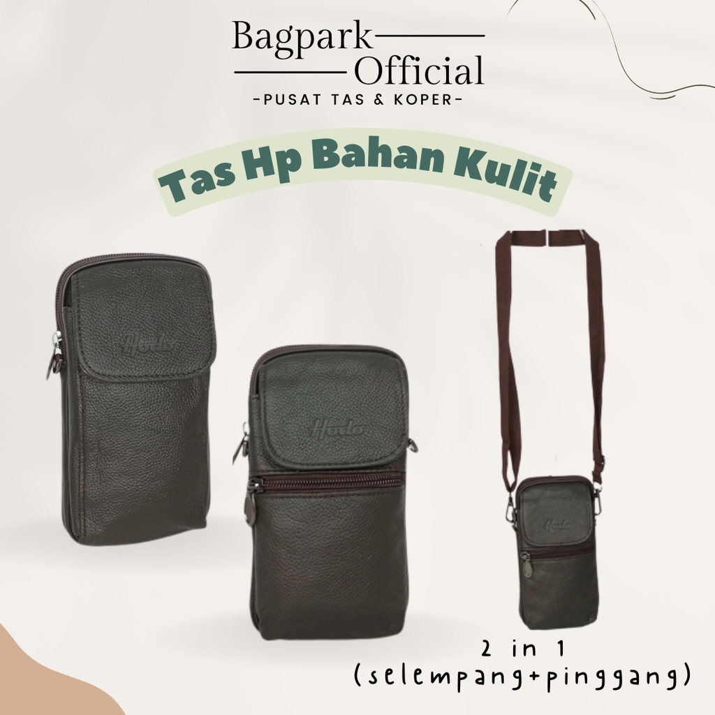 Tas Selempang HP Tas Pinggang Pria Kulit Import Sarung Dompet Hp Tas HP Pria Tas Selempang Kecil Pria Terlaris Terbaru