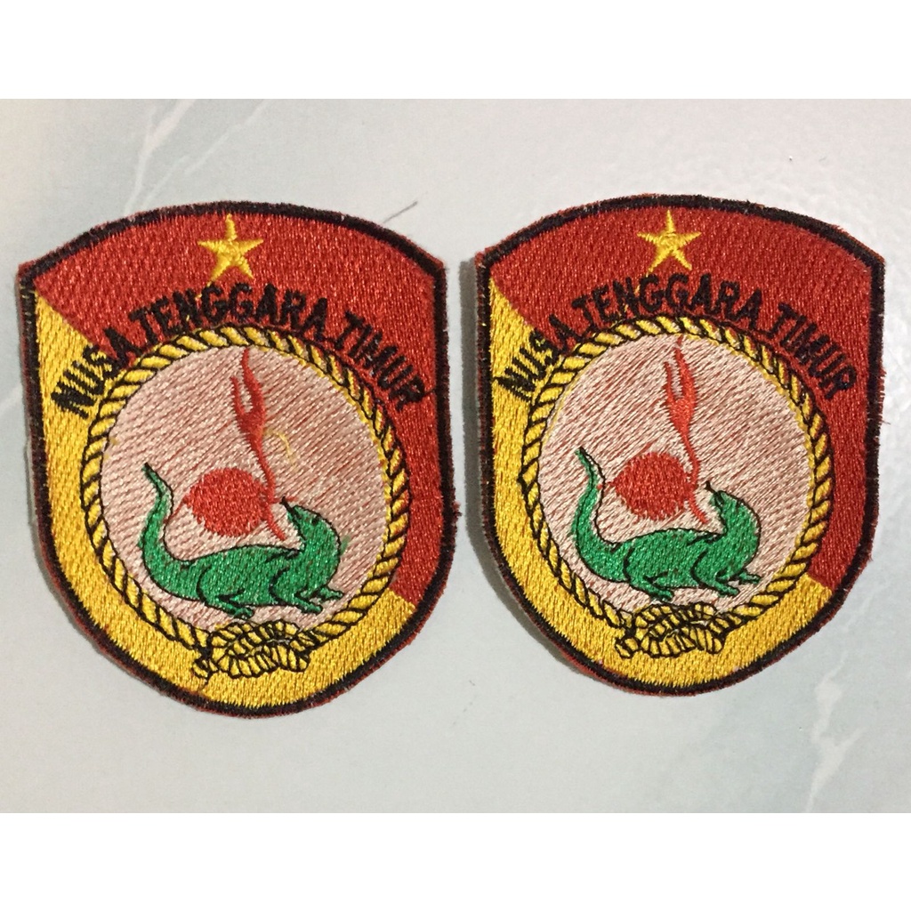 Badge Kwarda Nusa Tenggara Timur NTT (bordir)