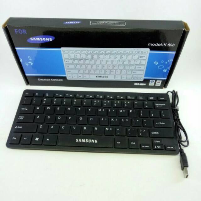 Keyboard Mini Kabel USB Samsung Mini Key External Kecil Sampel Laptop PC