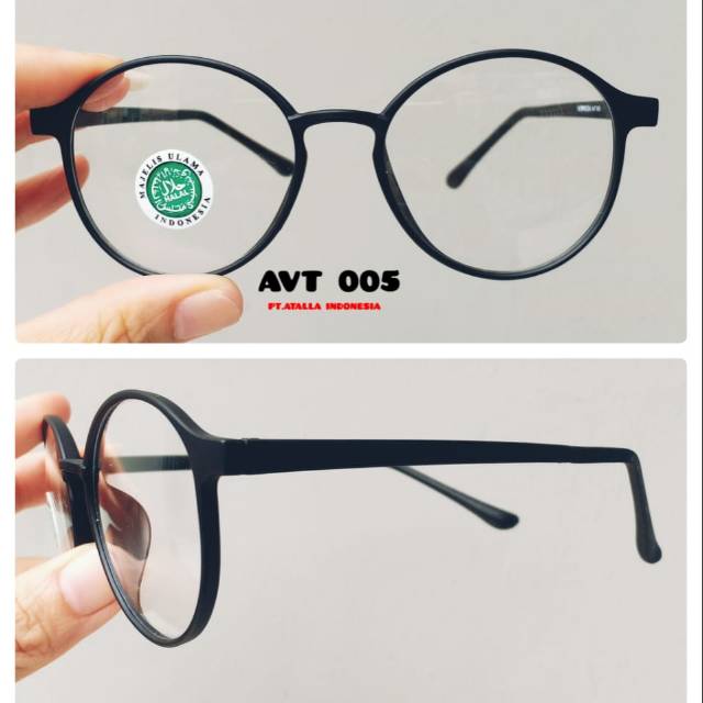FRAME KACAMATA OVAL LENTUR | AVT005