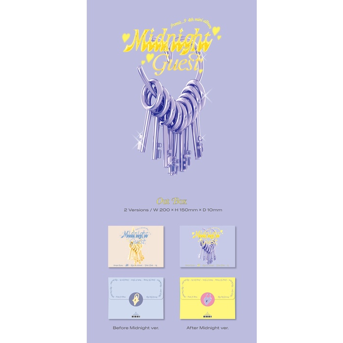 fromis_9 - 4th Mini Album MIDNIGHT GUEST (CD / KiT)