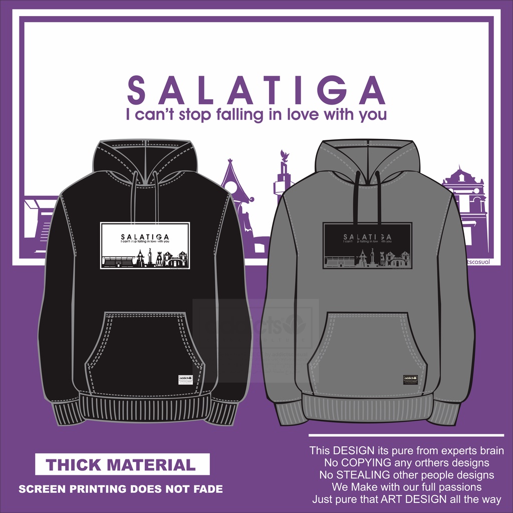 Promo COD Sweater Jumper Hoodie Salatiga Jaket Pria Dewasa Distro Keren Casual Kekinian