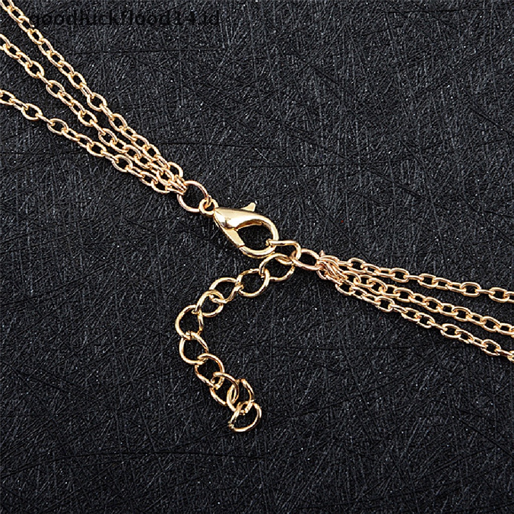 Kalung Rantai Tubuh Bahan Alloy Untuk Wanita