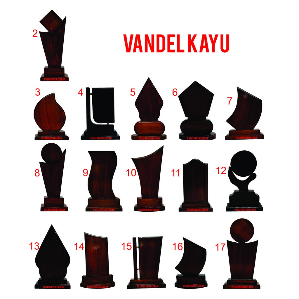 Vandel Kayu Asli Plakat Piagam Suvenir KKN Magang Wisuda Pembicara