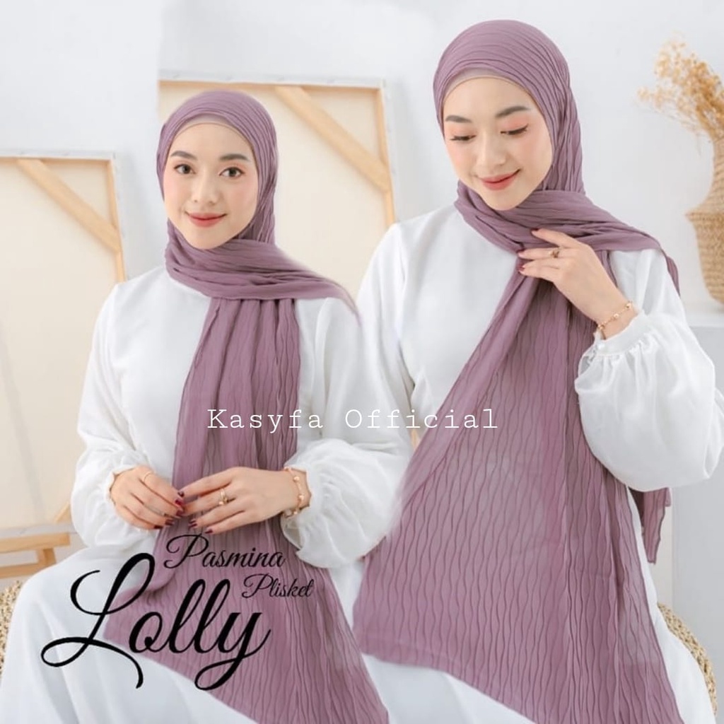 PASHMINA LOLLY PLISKET GELOMBANG