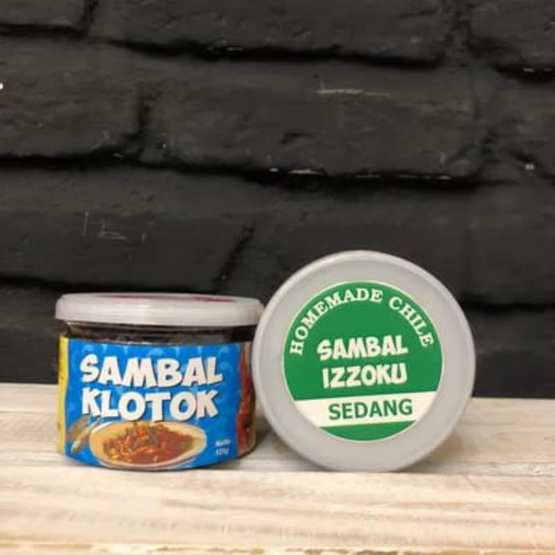 

PALING PEDAS !! Sambal Klothok Sedang 125gr By Izzoku SKOMILL
