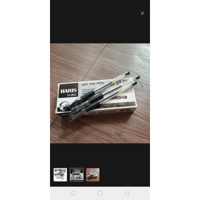

PULPEN GEL HARIS H-803 PER BOX 12 PCS