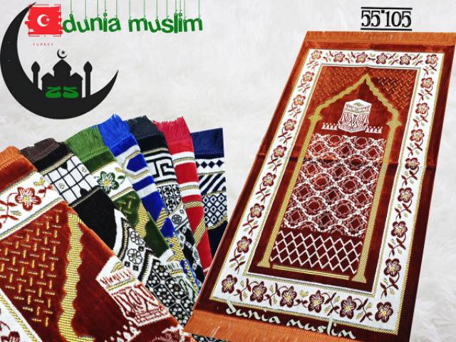 DM Sajadah Turky Turi 53x110 Tebal Halus Perlengkapan Sholat Oleh oleh Haji Umbroh