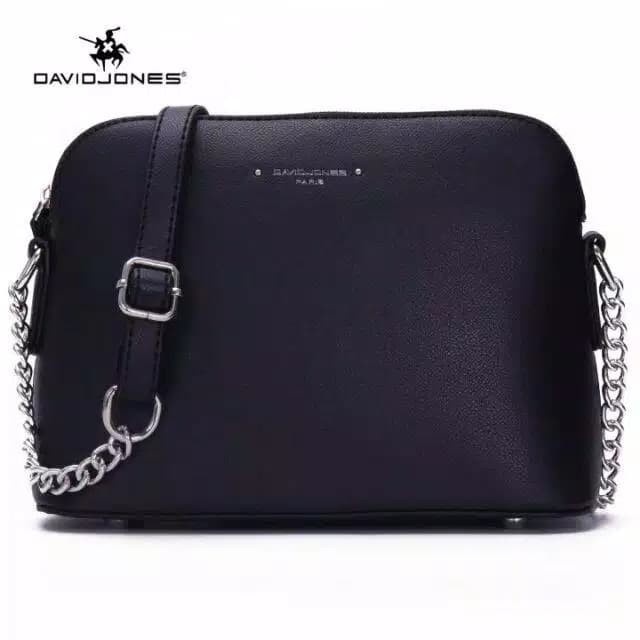 Tas Selempang david jones paris tas tangan selempang wanita original cm5396 - Black original terbaru