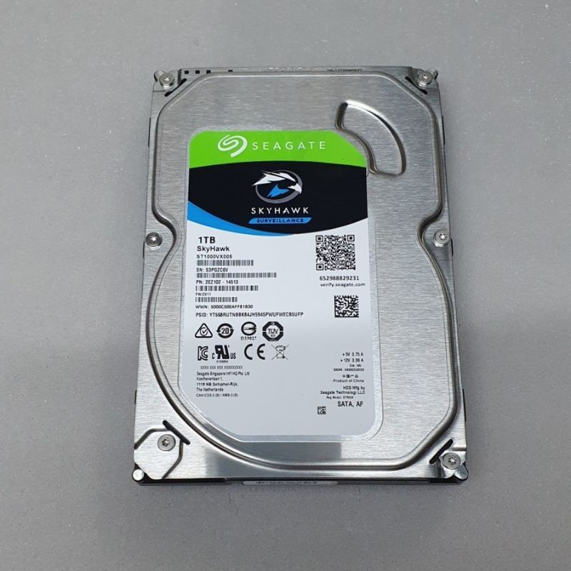 HARDDISK SEAGATE SKYHAWK SUIVEILLANCE CCTV 1TB SATA