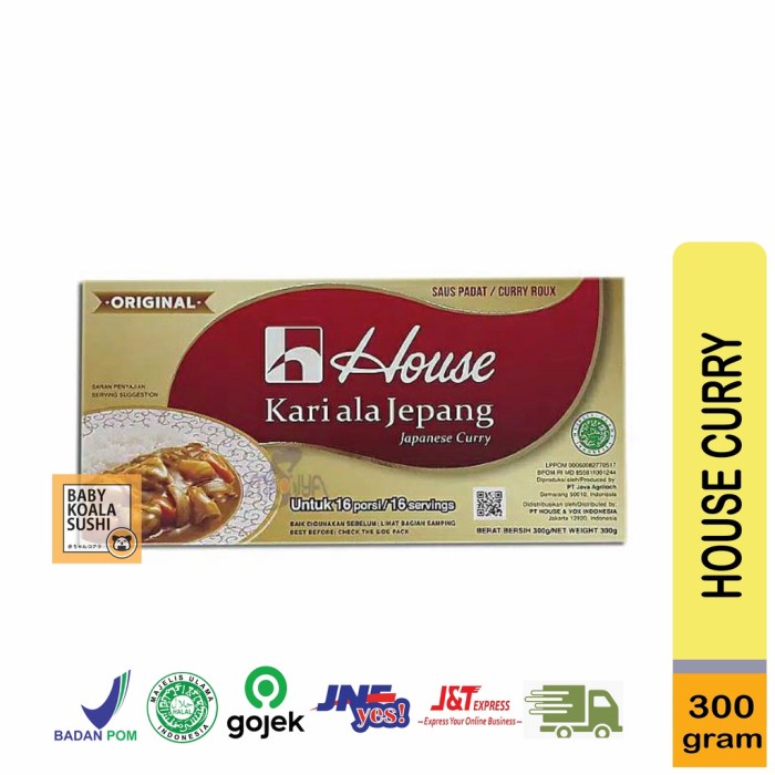 

TERBARU JAPAN CURRY HALAL 300g (16porsi) - House Kari Ala Jepang - Kare Ala Je - Original