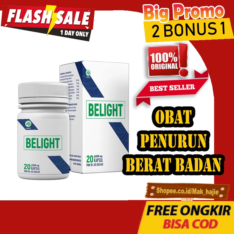 NEW BELIGHT ASLI100% MENURUNKAN BERAT BADAN TERBUKTI NYATA BER BPOM RESMI Belight Obat Diet Original