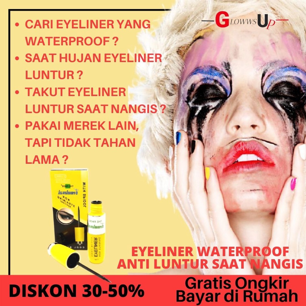 EYELINER TEMULAWAK THE FACE WATERPROOF - EYELINER TEMULAWAK THE FACE