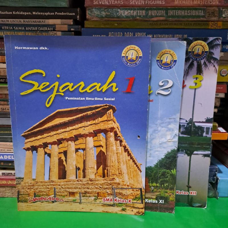 BUKU BEKAS SEJARAH PEMINATAN KELAS 1/2/3 SMA YUDISTIRA