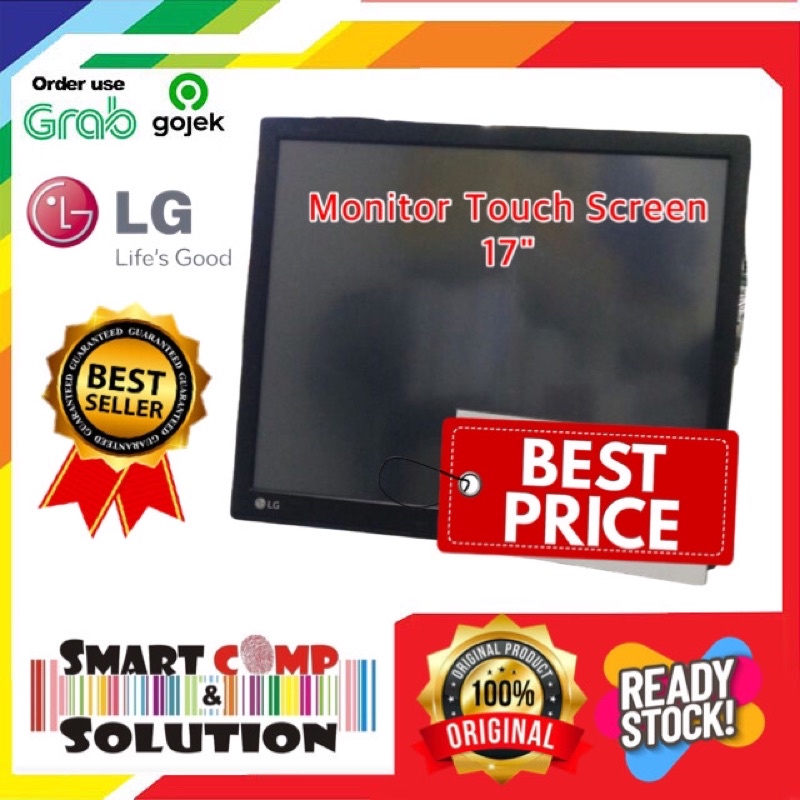 Monitor LED LG 17&quot; 17MB15T Touch Screen