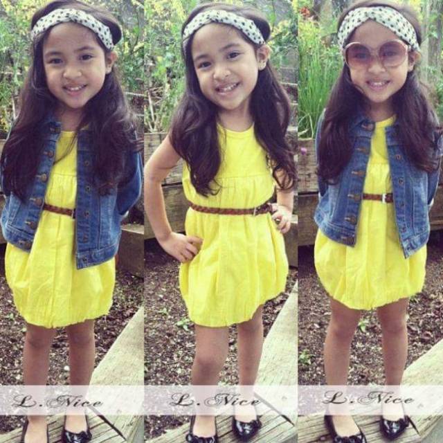 SALE DRESS KUNING ANAK L nice / Yellow dress kids