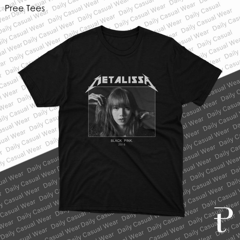 T-shirt Baju Kaos Distro plesetan METALLICA - METALISSA PREMIUM TERBAIK