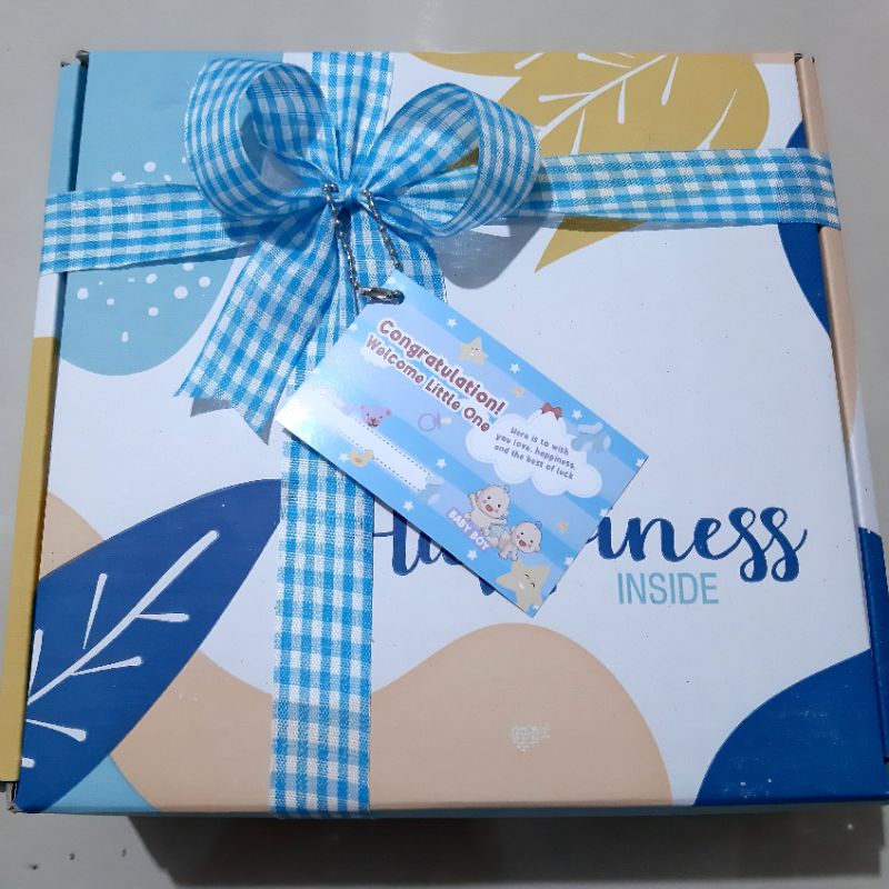 [Bycheryl] HAMPERS KADO BAYI Handuk Lucu Custom Nama/ kado bayi /Hampers Baby Bordir NAMA/Kado Lahiran/Hampers bayi kembar