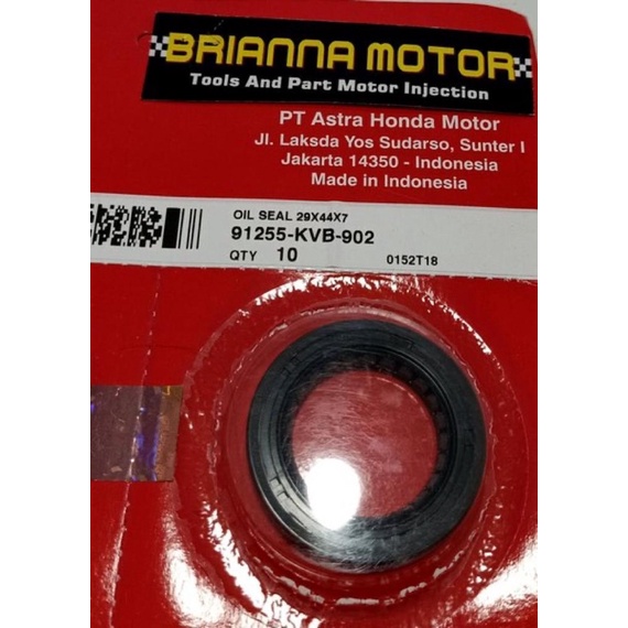 SIL AS RODA BELAKANG BEAT FI VARIO 110 BEAT KARBU ORI HONDA 91255 KVB 902