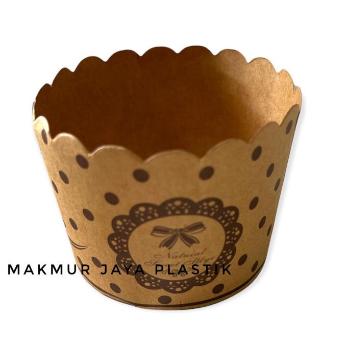 +%+%+%] PAPER CUP MUFFIN CAKE MEDIUM KRAFT COKLAT