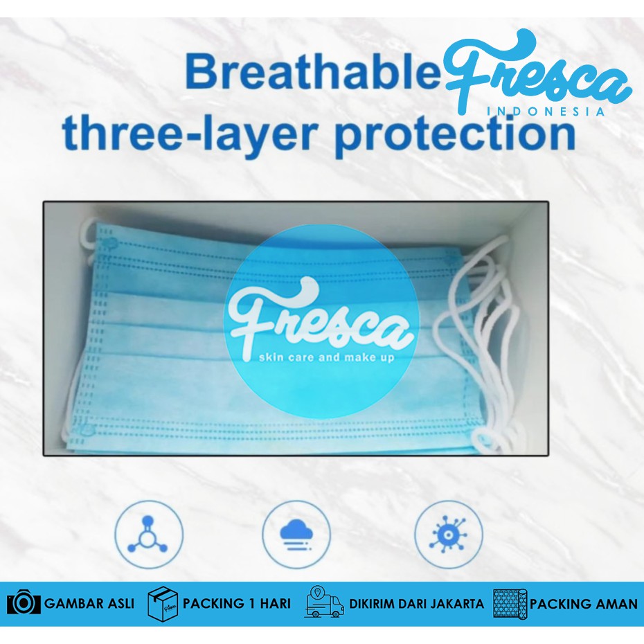 Masker 3ply Masker Mulut Masker Non Medis Masker 3 Ply Satuan Bonus