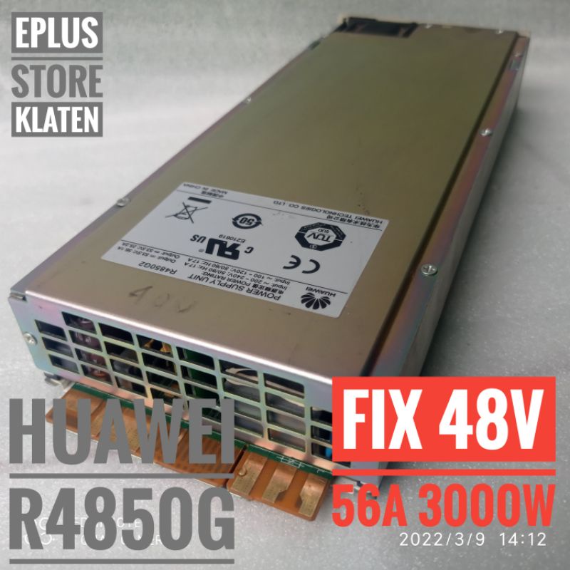 Switching Huawei R4850G Fix 48V 56A 3000W Rectifier smps - ps104