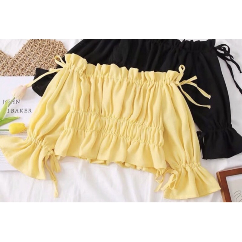 Yellow Lita Crop Top