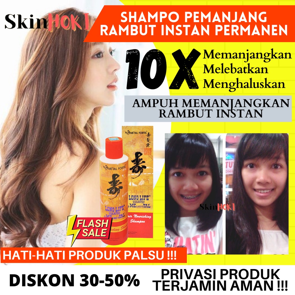 SAMPOO PENUMBUH RAMBUT PEMANJANG RAMBUT SHAMPOO METAL 200ML ORIGINAL PERAWATAN RAMBUT